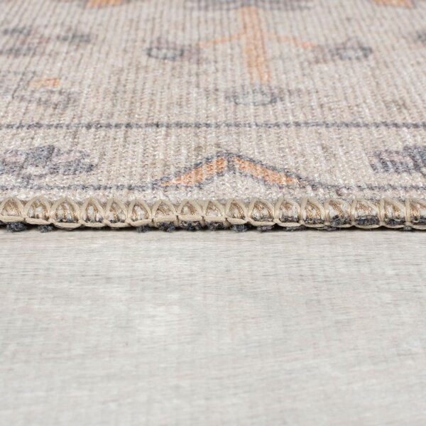 Tappeto color crema lavabile 152x230 cm Teo Traditional – Flair Rugs