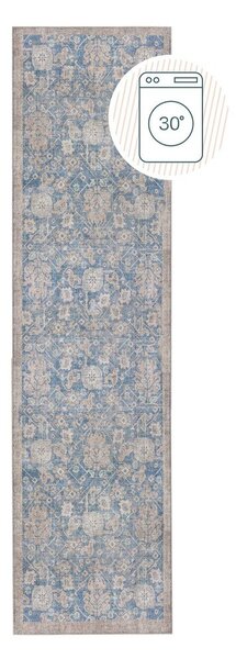 Passatoia blu lavabile 60x230 cm Orelia Global – Flair Rugs