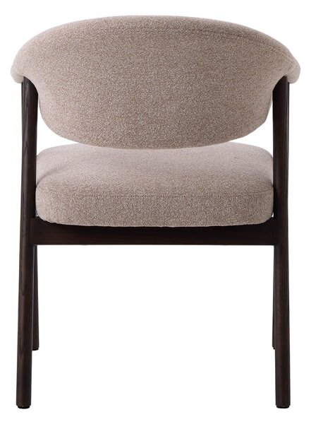 Set di sedie da pranzo beige in rovere massiccio con braccioli 2 pz Elk – Unique Furniture