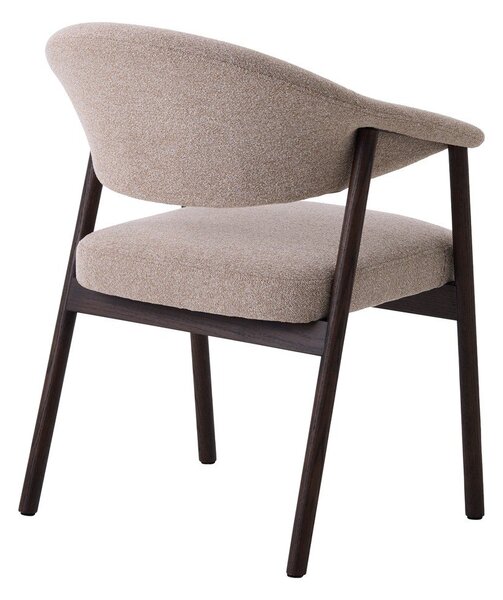 Set di sedie da pranzo beige in rovere massiccio con braccioli 2 pz Elk – Unique Furniture