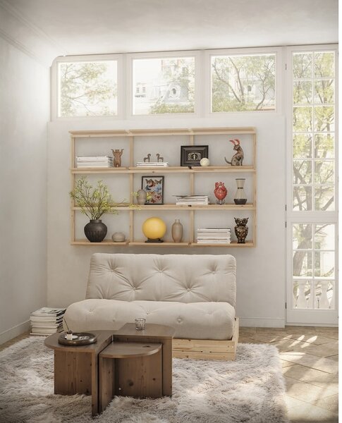 Divano grigio scuro allungabile 145 cm Flip – Karup Design