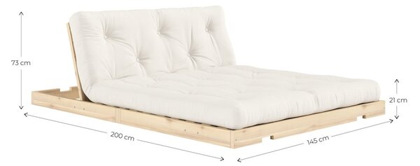 Divano beige allungabile 145 cm Flip – Karup Design
