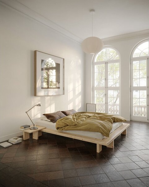 Comodino marrone in pino massiccio Japan – Karup Design