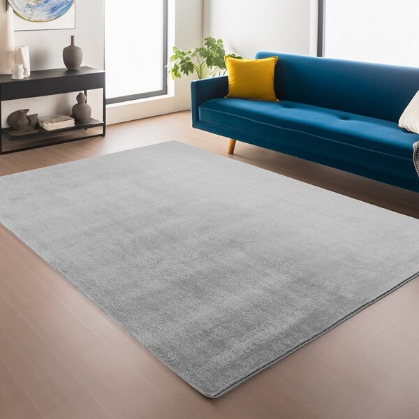 Tappeto grigio chiaro lavabile 60x100 cm Joy 1400 – Ayyildiz Carpets