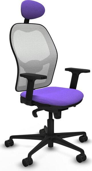 Sedia da ufficio con poggiatesta Piqueras y Crespo 2D036N1 Viola