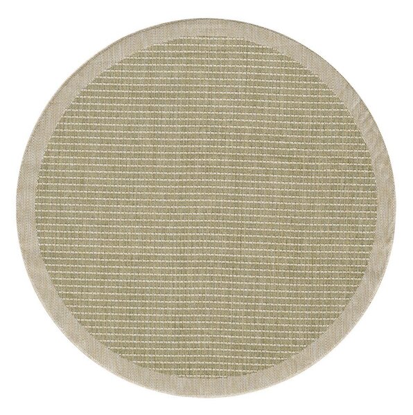 Tappeto da interno/esterno rotondo color kaki ø 160 cm Giza 1410 – Ayyildiz Carpets