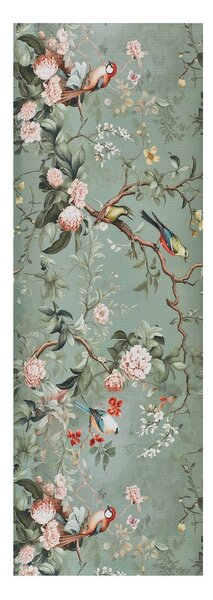Passatoia verde chiaro lavabile 52x100 cm Ricci Monet – Universal