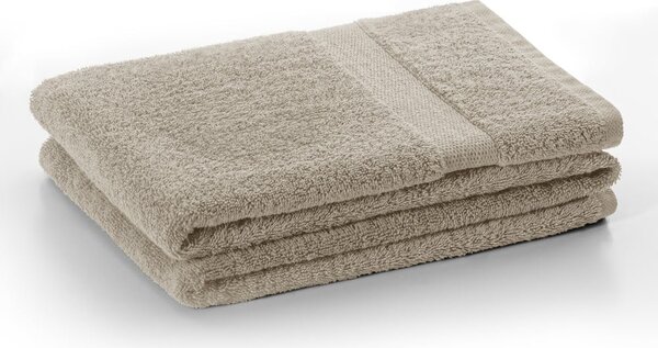 Set di asciugamani per viso e corpo tipo terry beige in cotone 10 pz Marina – DecoKing