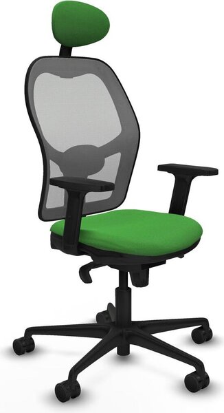 Sedia da ufficio con poggiatesta Piqueras y Crespo 2D036N1 verde