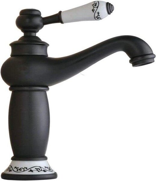 Miscelatore monocomando per bagno Bronzo sfregato ad olio - BL6045B Ottone massiccio