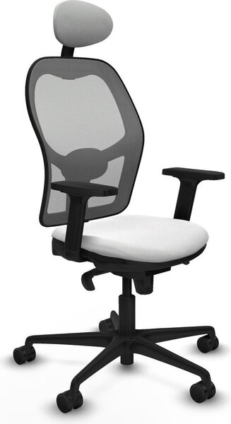 Sedia da ufficio con poggiatesta Piqueras y Crespo 2D036N1 Bianco