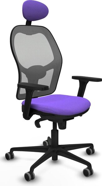 Sedia da ufficio con poggiatesta Piqueras y Crespo 3D036G1 Viola