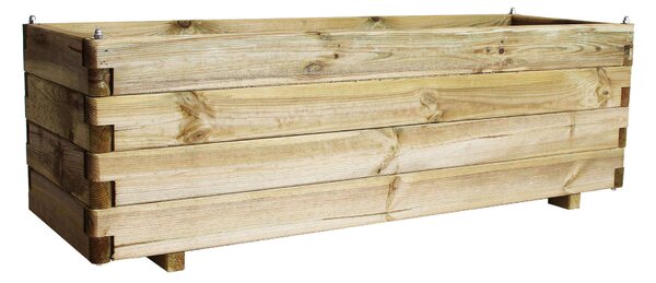 Fioriera da balcone in legno 11x35x14 cm | OBI