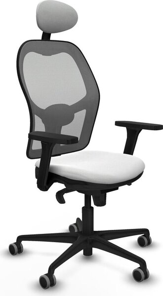 Sedia da ufficio con poggiatesta Piqueras y Crespo 3D036G1 Bianco