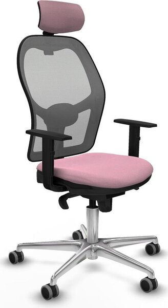 Sedia da ufficio con poggiatesta Piqueras y Crespo 1D086G2 Rosa