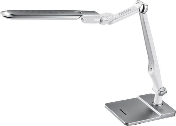 ECOLITE Matris braccio da scrivania Luce LED, 3 livelli di luce, dimmerabile, massimo 10 W, argento LBL1207-STR