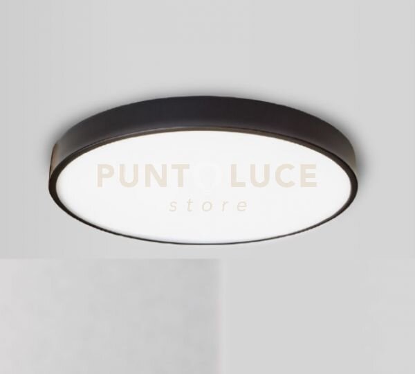 Lampada da soffitto nera 300-40n 36w led integrato 3000k 2880l dim
