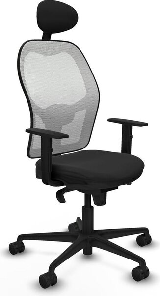 Sedia da ufficio Piqueras y Crespo 1D036N1 Nero