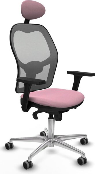 Sedia da ufficio con poggiatesta Piqueras y Crespo 3D086G1 Rosa