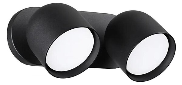 Ideal Lux - Luce Spot da parete a LED DODO 2xGX53/9W/230V nero