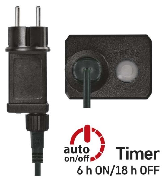 Catena luminosa LED da esterno 80 LED/13 m IP44 bianco caldo/freddo