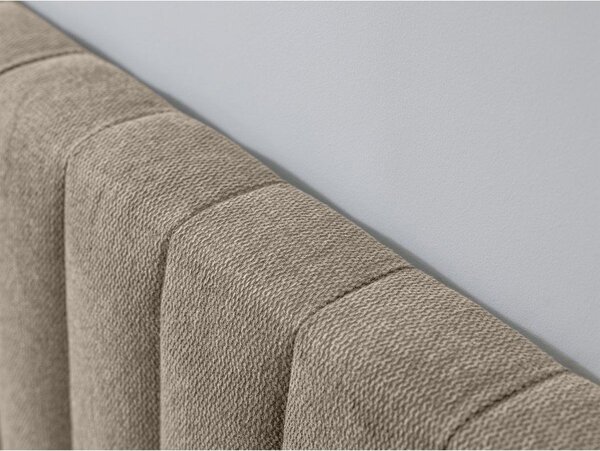 Letto matrimoniale beige/naturale con griglia 180x200 cm Oceane - Bobochic Paris