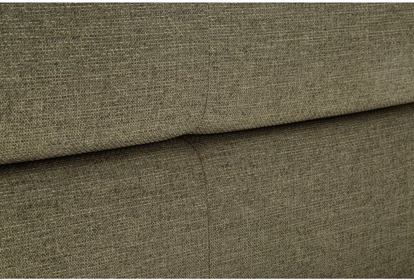 Letto matrimoniale imbottito verde con contenitore con rete inclusa 160x200 cm Lotte – Meise Möbel