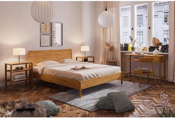 Letto matrimoniale in rovere 180x200 cm Pola - The Beds