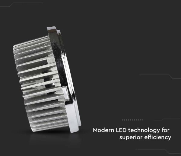 LED Faretto da incasso LED/20W/230V 6400K diametro 11 cm cromo lucido