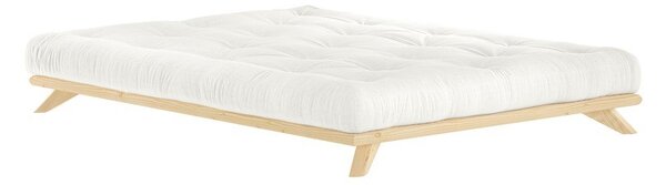 Letto matrimoniale in legno di pino con griglia 180x200 cm Senza - Karup Design