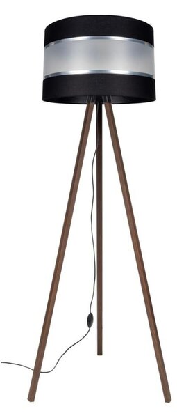 Lampada con piedistallo CORAL 1xE27/60W/230V marrone/nero/cromo