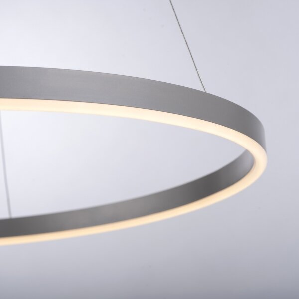 Leuchten Direkt 15394-95-Lampadario a sospensione con filo LED dimmerabile RITUS LED/30W/230V cromo