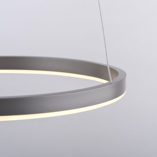 Leuchten Direkt 15393-95-Lampadario a sospensione con filo LED dimmerabile RITUS LED/20W/230V cromo