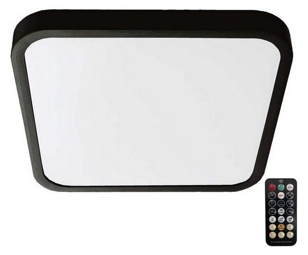 Plafoniera LED bagno con sensore 36W 230V IP44 4000K 42x42 cm + telecomando