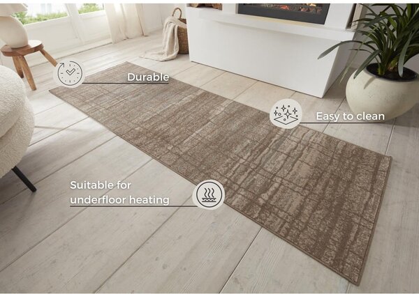 Passatoia marrone/beige 80x200 cm Terrain – Hanse Home