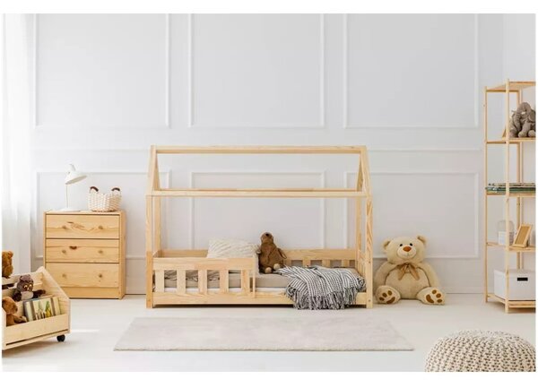 Letto per bambini in legno di pino 120x200 cm Mila MBP - Adeko
