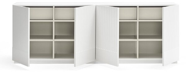 Cassettiera bianca , larghezza 200 cm Doric - Teulat