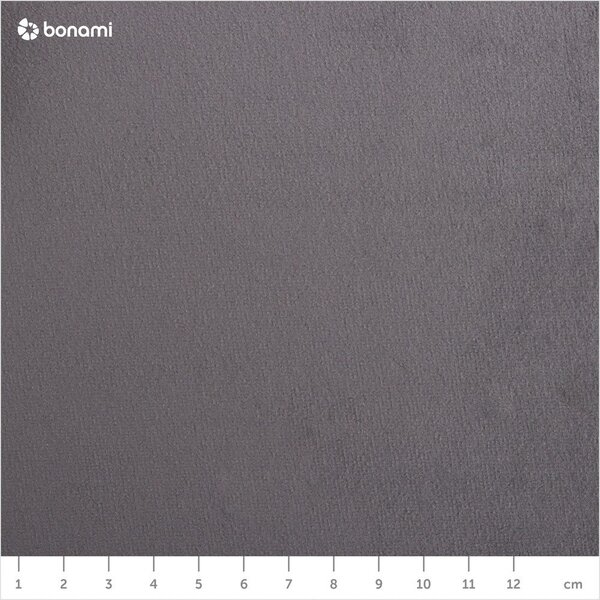 Letto matrimoniale imbottito grigio con contenitore con griglia 180x200 cm Kelp - Micadoni Home