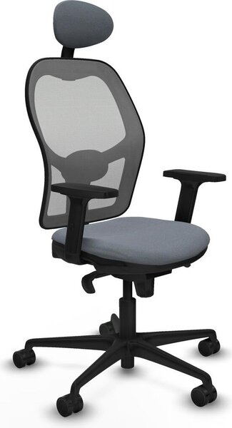 Sedia da ufficio con poggiatesta Piqueras y Crespo 2D036N1 Grigio