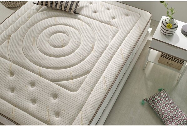 Materasso bifacciale in schiuma dura/media/termoregolatore 90x200 cm Cashmere Premier - Moonia