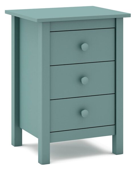 Comodino per bambini in legno di pino color petrolio Max - Marckeric