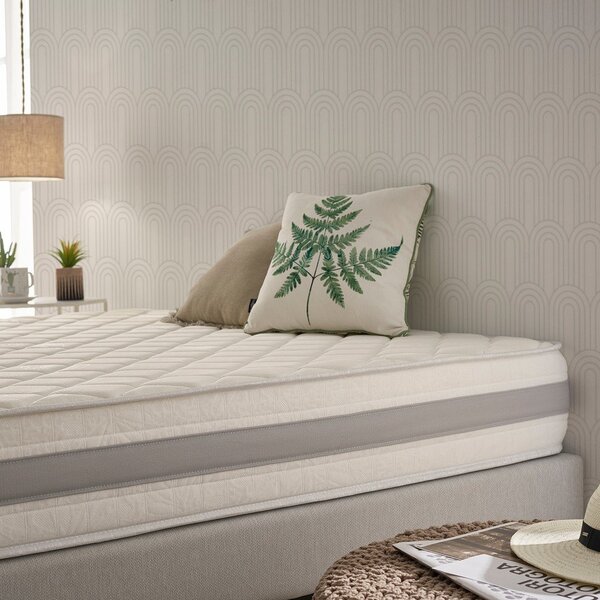 Materasso matrimoniale in schiuma dura/media 140x200 cm Naturcare Aloe Vera - Moonia