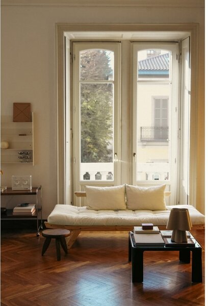 Divano variabile Naturale Chiaro/Bordeaux Bebop - Karup Design
