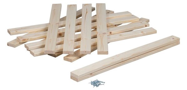 Griglia a doghe, 90 x 200 cm - WOOOD