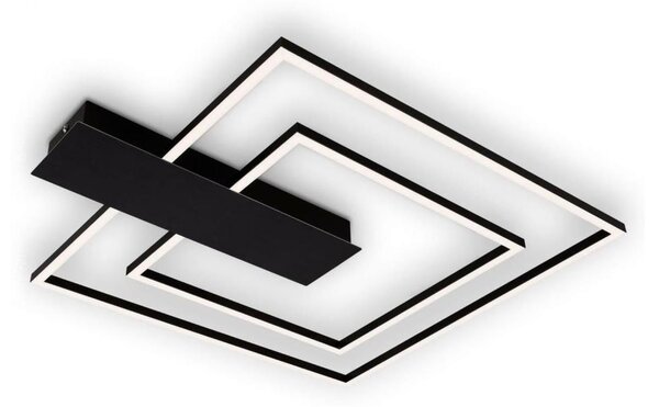 Briloner 3545-015 - Plafoniera LED dimmerabile NICO LED/25W/230V nero
