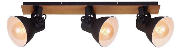 Briloner 2742-035 - Faretto SPOTLIGHT 3xE27/40W/230V nero/marrone