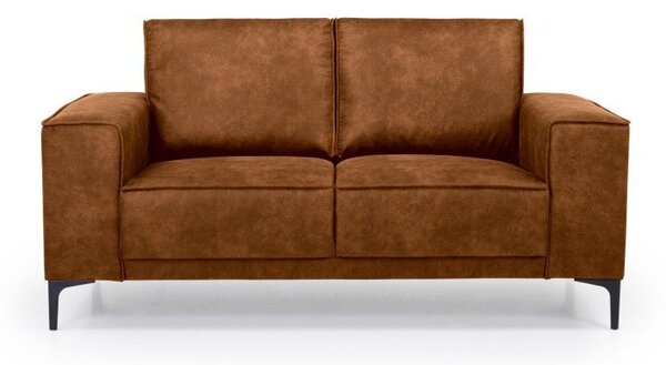 Divano marrone cognac con rivestimento in finta pelle 164 cm Copenhagen – Scandic