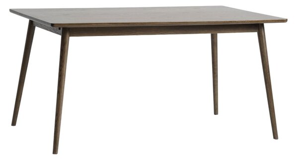 Tavolo da pranzo allungabile marrone con piano effetto rovere 150x90 cm Barrali - Unique Furniture