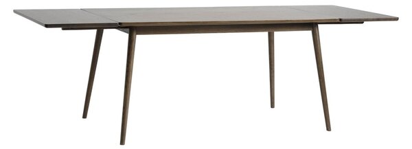 Tavolo da pranzo allungabile marrone con piano effetto rovere 150x90 cm Barrali - Unique Furniture