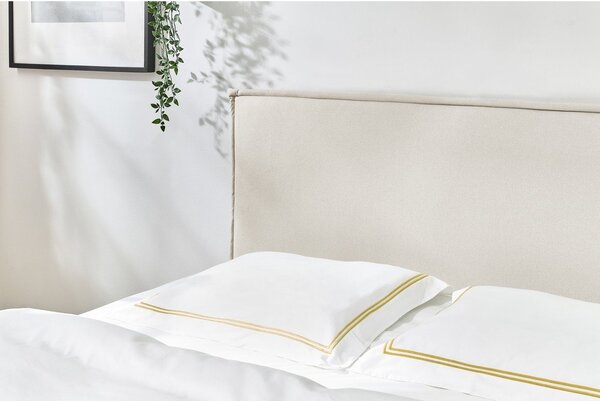 Letto matrimoniale imbottito beige con griglia 160x200 cm Sary - Bobochic Paris